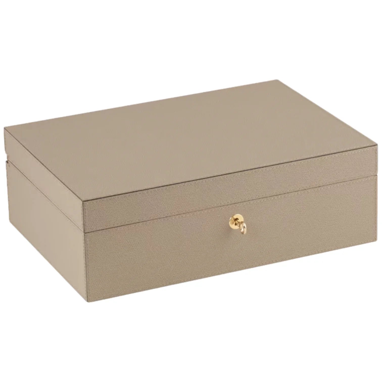 Coffret à bijoux deux plateaux - Platinium - Giobagnara - détail
