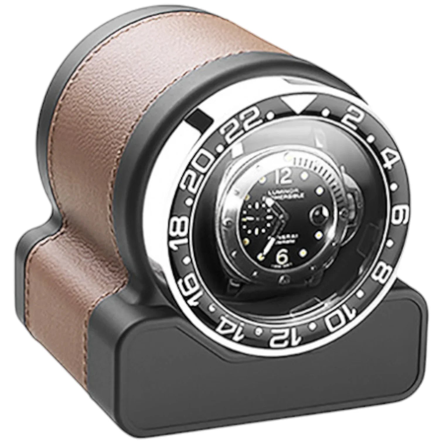 Remontoir pour 1 Montres - Rotor One - Lunette Noire - Scatola Del Tempo &  - vue 3