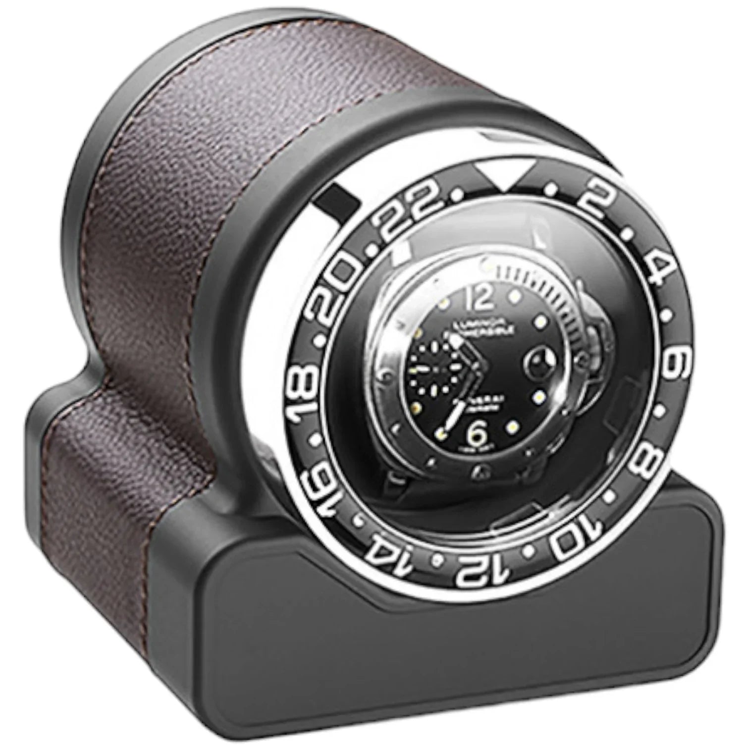 Remontoir pour 1 Montres - Rotor One - Lunette Noire - Scatola Del Tempo &  - vue 6