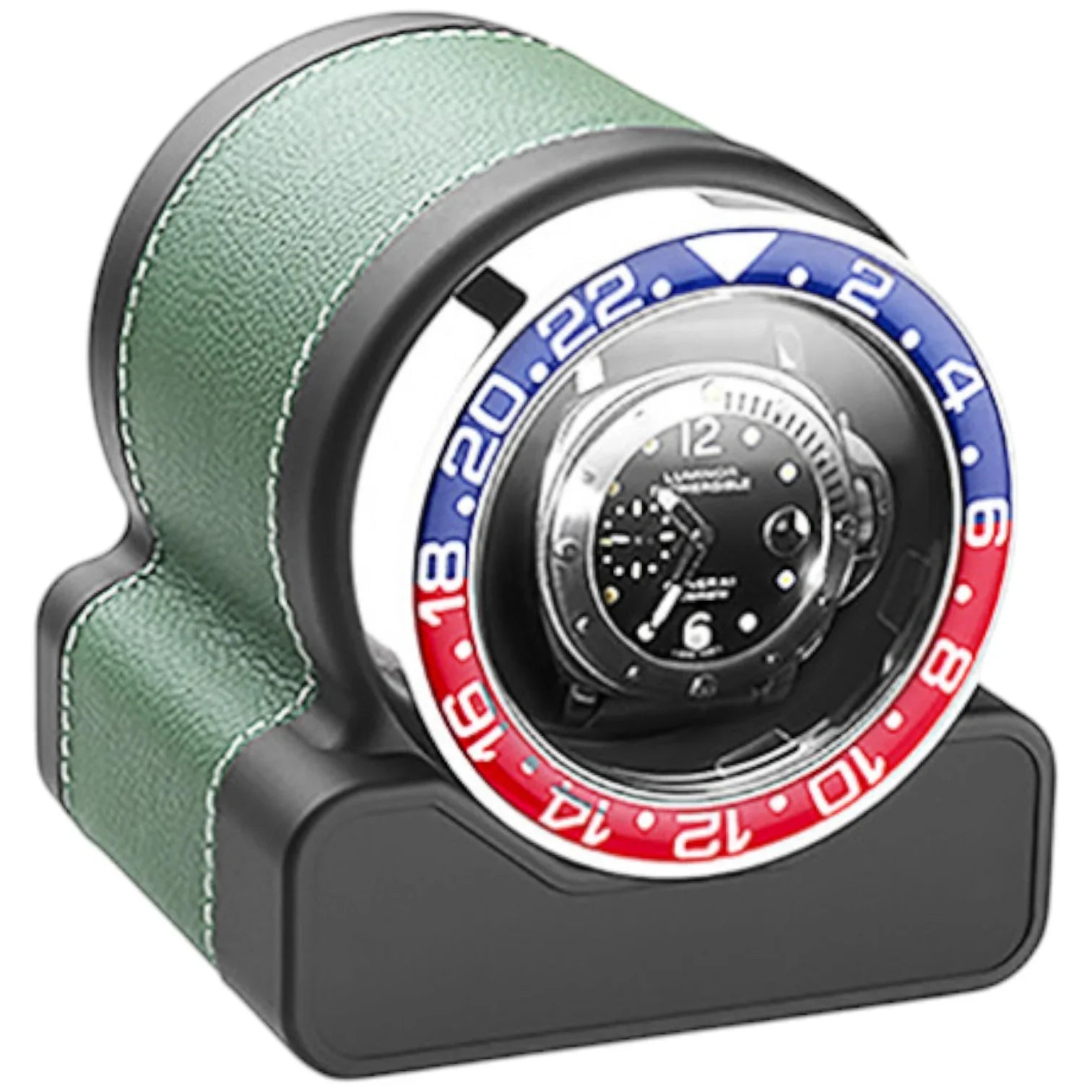 Remontoir pour 1 Montre - Rotor One - Lunette Bleue/Rouge - Scatola Del Tem - vue 5
