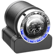 Remontoir pour 1 Montres - Rotor One - Lunette Noire/Bleue - Scatola Del Te - remontoir montre