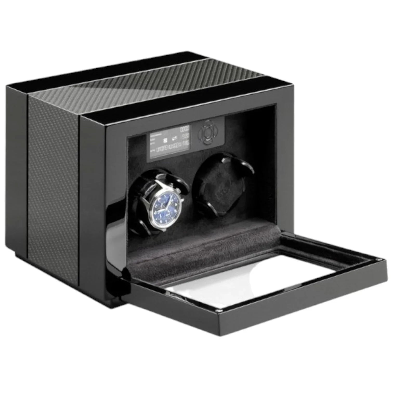 Remontoir pour 2 Montres - Vantage 2 Carbon - Buben & Zorweg - détail