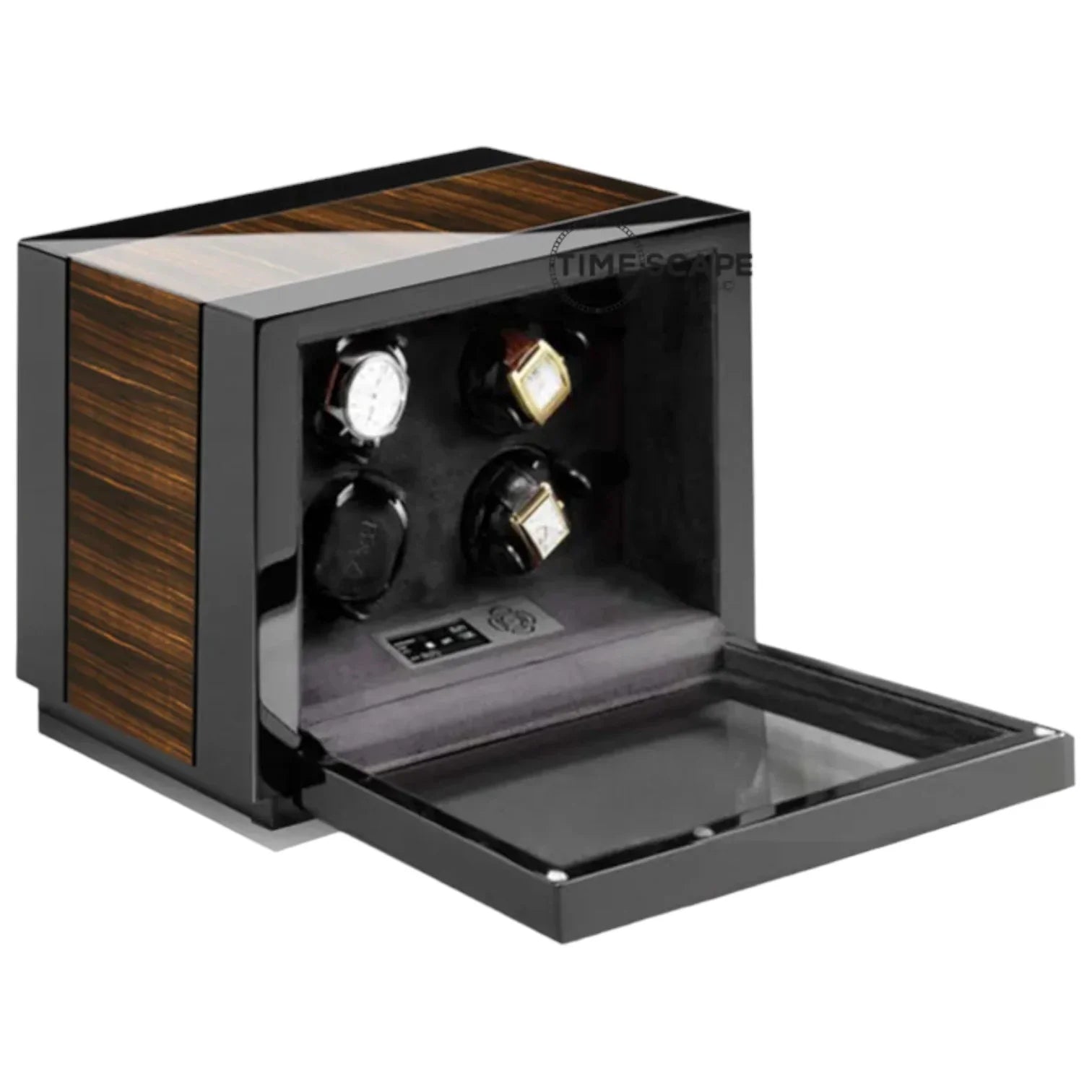 Remontoir pour 4 Montres - Vantage 4 Macassar - Buben & Zorweg - détail
