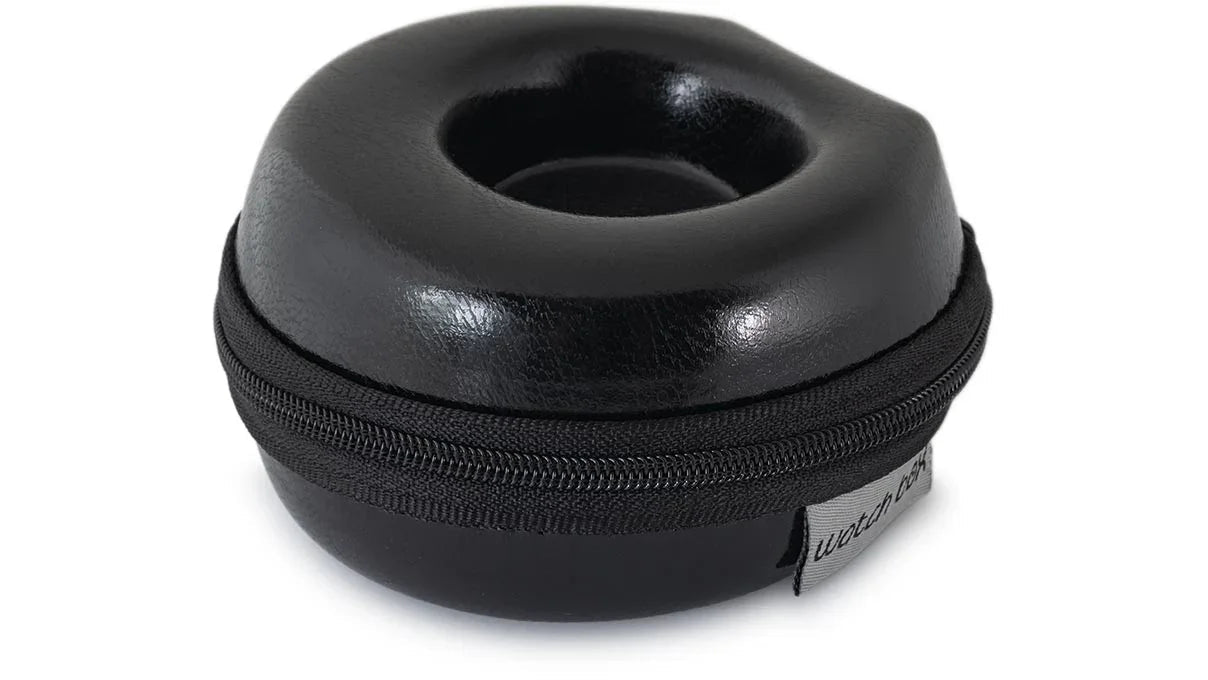 Ecrin de voyage pour une montre Donut noir - vue principale
