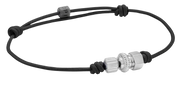 Leopine Bracelet Series 1: Crown Trifecta. Rhodium Plated Silver - vue principale