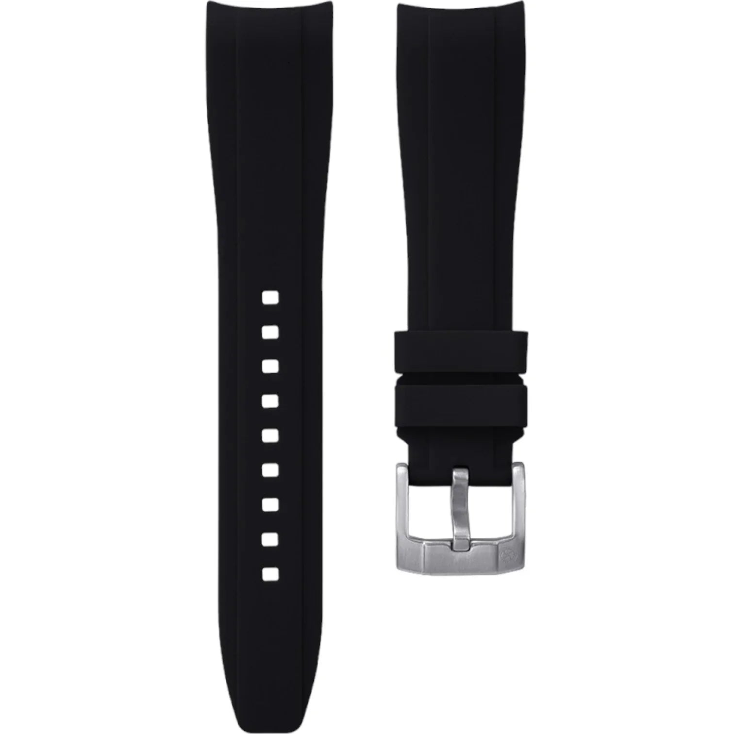 Bracelet en caoutchouc intégré - KronoKeeper - Noir - bracelet caoutchouc montre