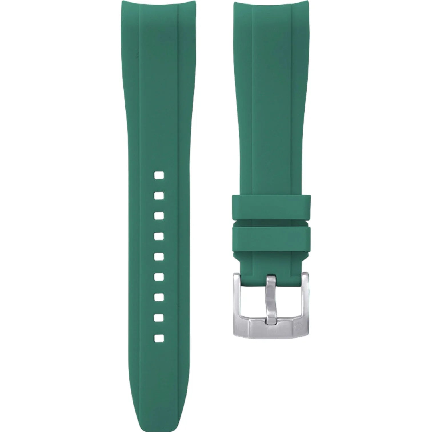 Bracelet en caoutchouc intégré - KronoKeeper - Vert - bracelet caoutchouc montre