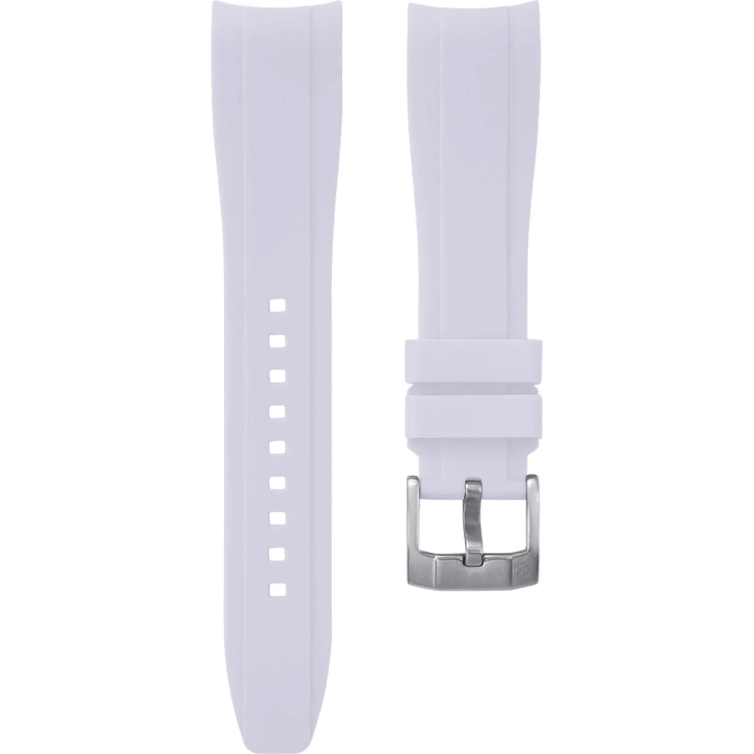 Bracelet en caoutchouc intégré - KronoKeeper - Blanc - bracelet caoutchouc montre