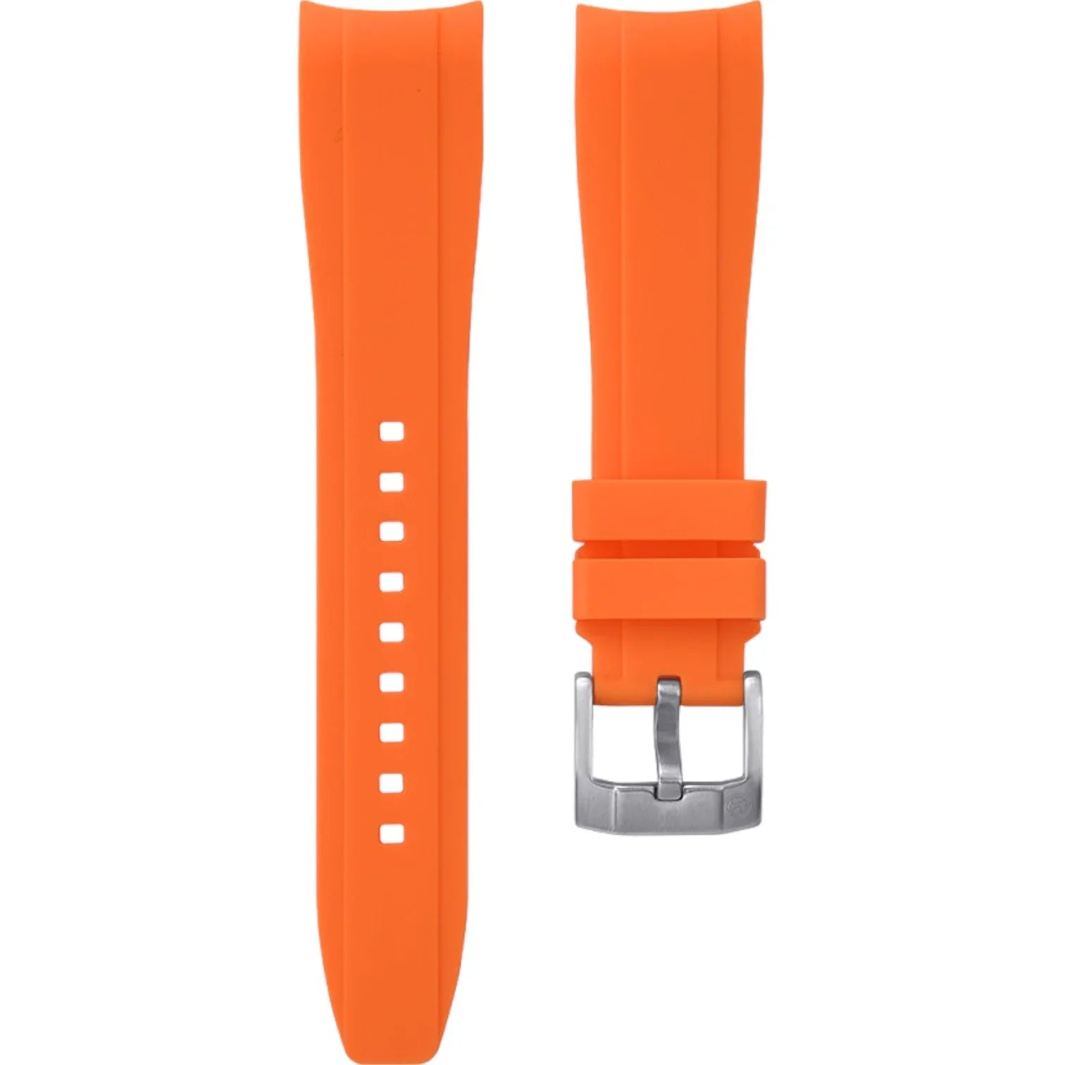 Bracelet en caoutchouc intégré - KronoKeeper - Orange - bracelet caoutchouc montre