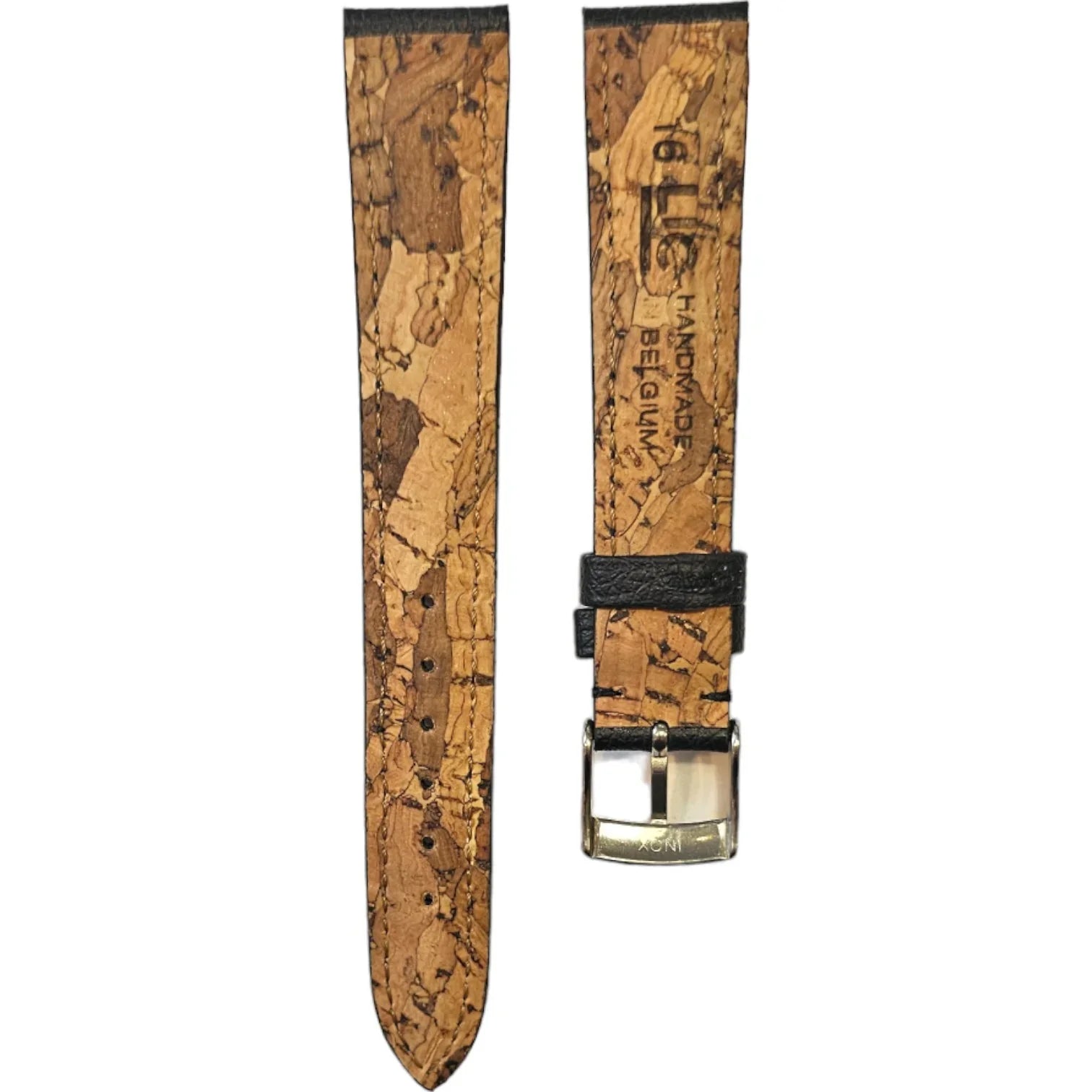 Bracelet en cuir de Pomme - LIC Leather - noir - vue 3