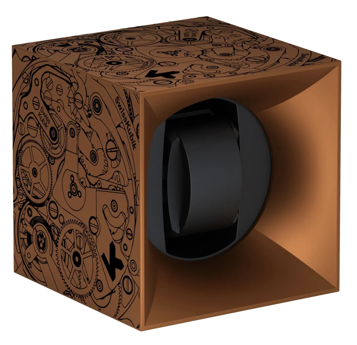 Remontoir pour 1 Montre - StartBox 1 Mouvement - Ecriture Noire - SwissKubi - vue 4