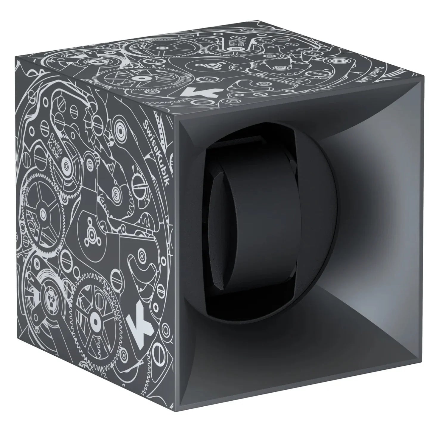 Remontoir pour 1 Montre - StartBox 1 Mouvement - Ecriture Blanche - SwissKu - vue 6