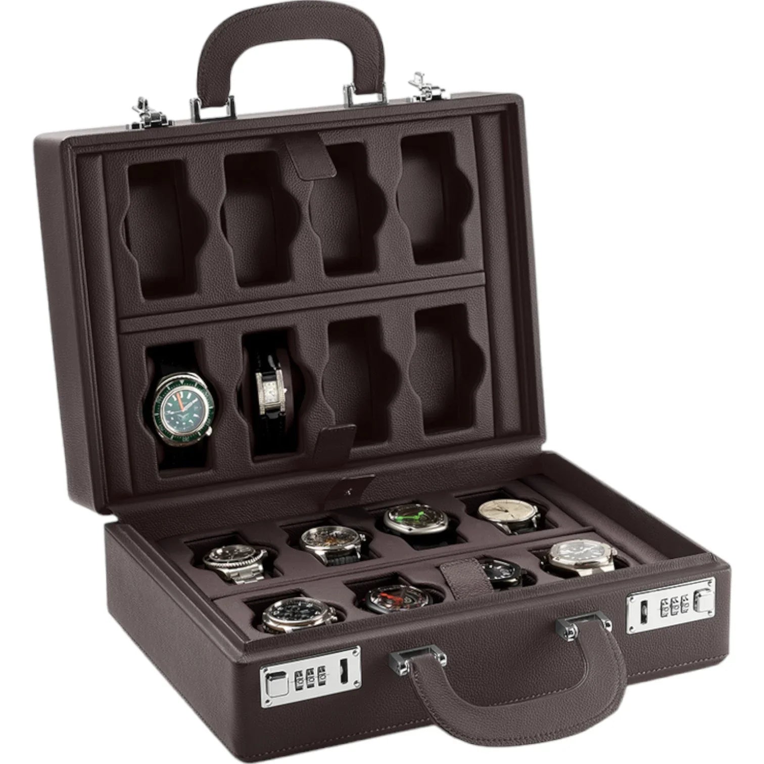 Valigetta 16 - Ecrin de voyage pour 16 montres - Cuir - Scatola del Tempo - vue 3