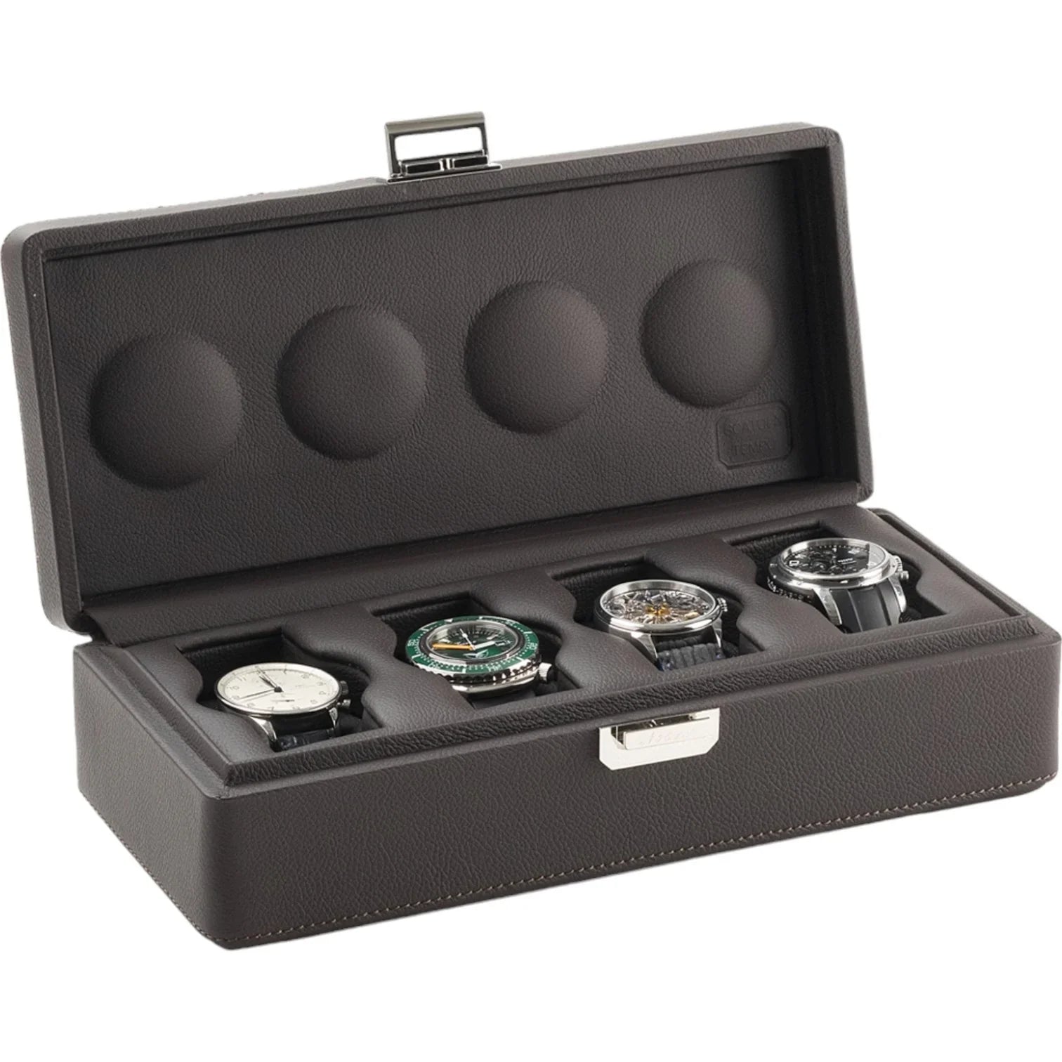 Valigetta 4 - Ecrin de voyage pour 4 montres - Cuir - Scatola del Tempo - vue 4