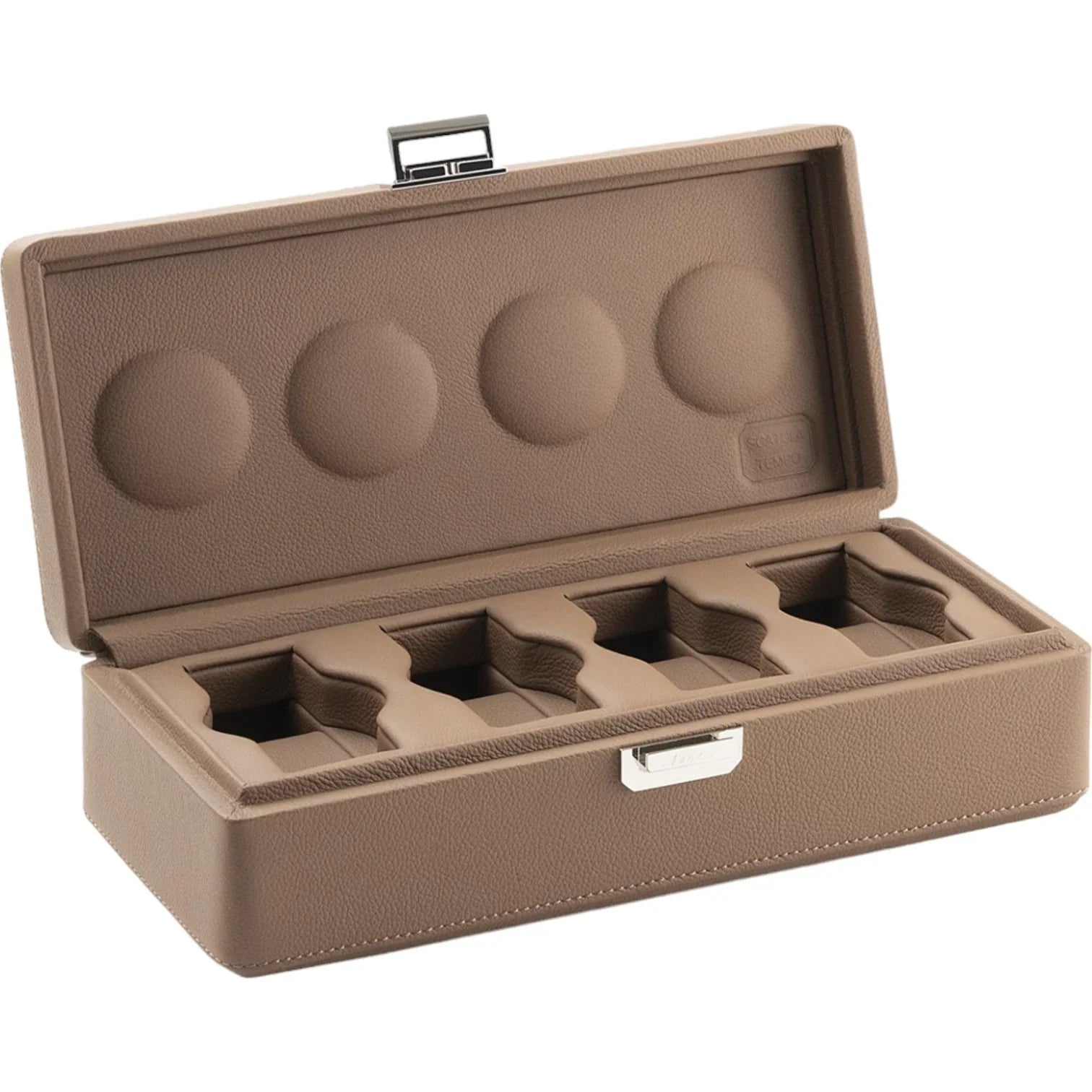Valigetta 4 - Ecrin de voyage pour 4 montres - Cuir - Scatola del Tempo - vue 5