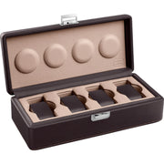 Valigetta 4 - Ecrin de voyage pour 4 montres - Cuir - Scatola del Tempo - étui voyage montre