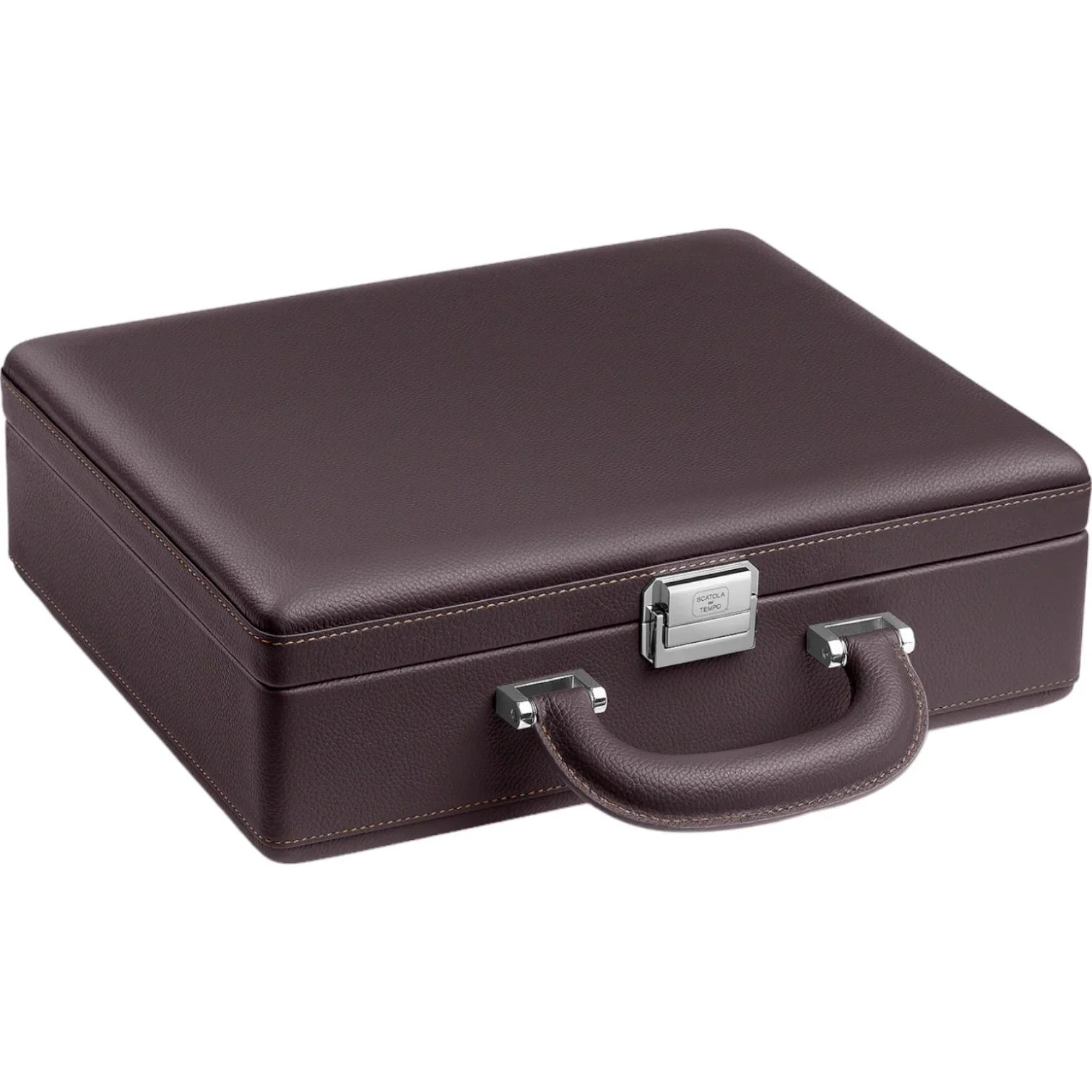 Valigetta 8 - Ecrin de voyage pour 8 montres - Cuir - Scatola del Tempo - détail