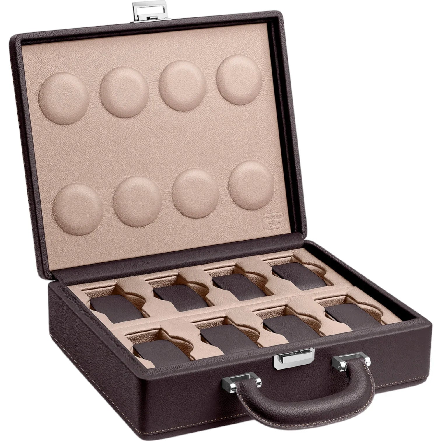 Valigetta 8 - Ecrin de voyage pour 8 montres - Cuir - Scatola del Tempo - vue 3