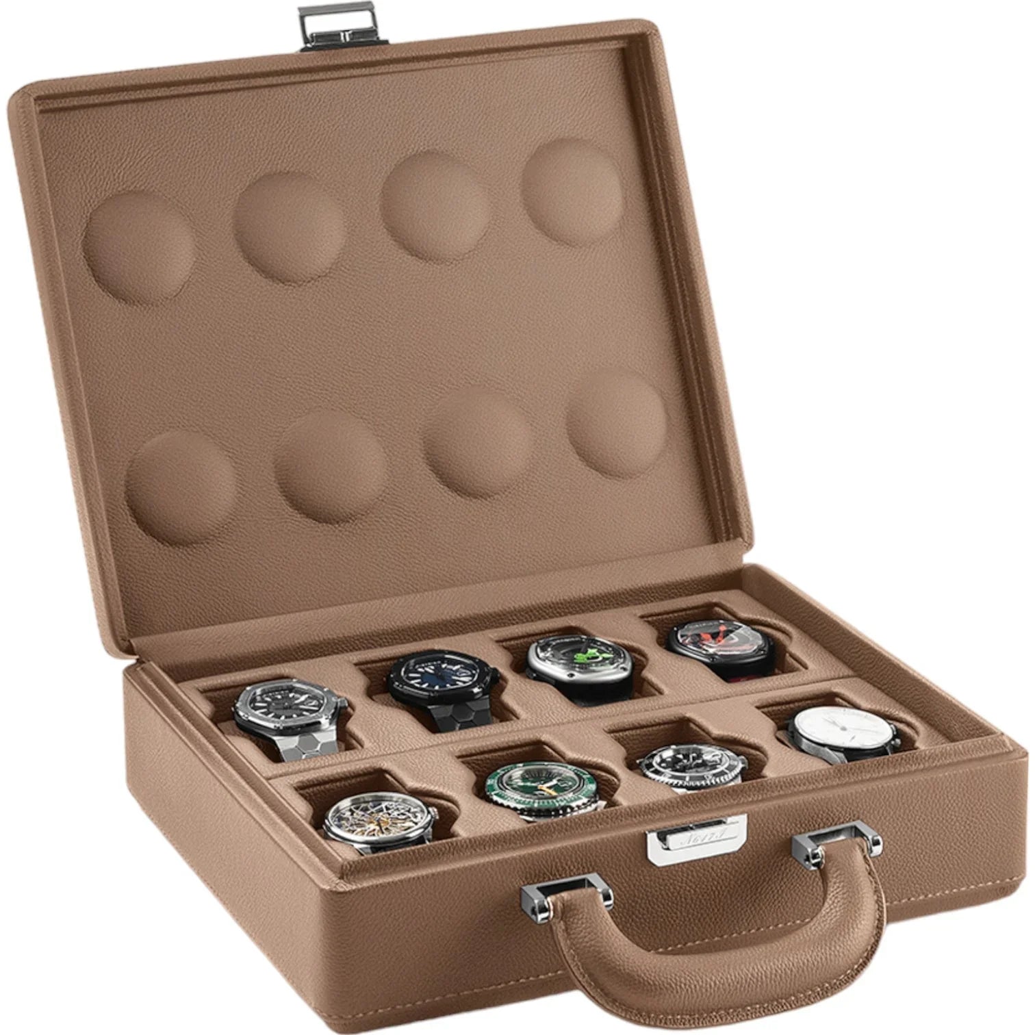 Valigetta 8 - Ecrin de voyage pour 8 montres - Cuir - Scatola del Tempo - vue 15