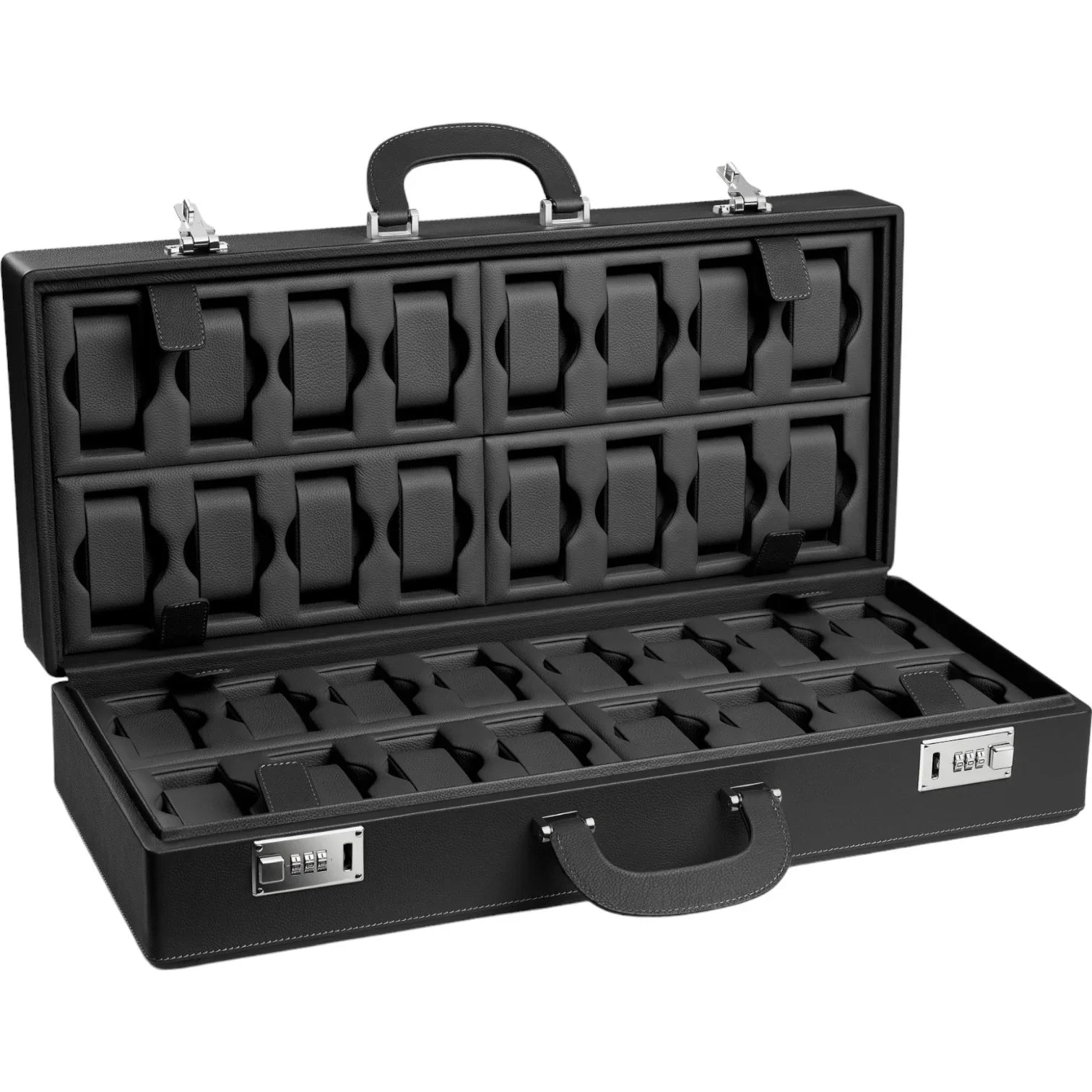 Valigetta 32 - Ecrin de voyage pour 32 montres - Cuir - Scatola del Tempo - vue 6