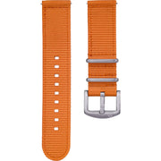Bracelet Nato 2 pièces en nylon – KronoKeeper – Orange - bracelet NATO nylon montre