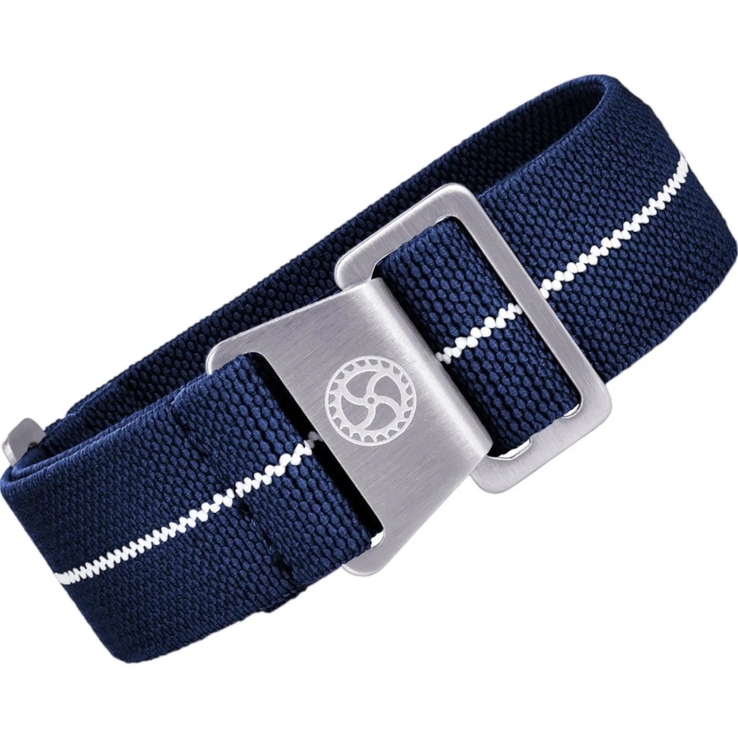 Bracelet Parachute en nylon – KronoKeeper – Bleu marine et blanc - bracelet NATO nylon montre