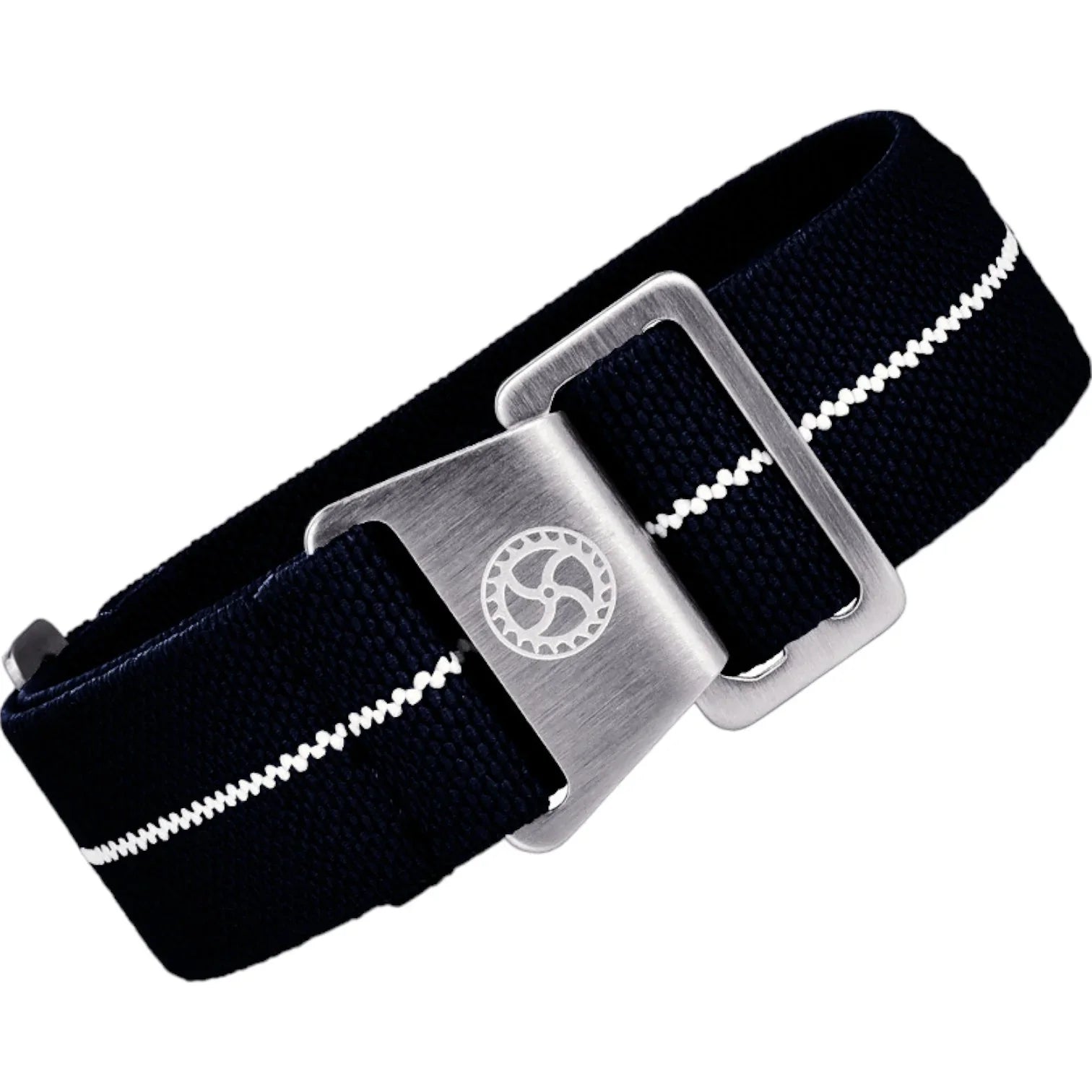 Bracelet Parachute en nylon – KronoKeeper – Noir et blanc - bracelet NATO nylon montre