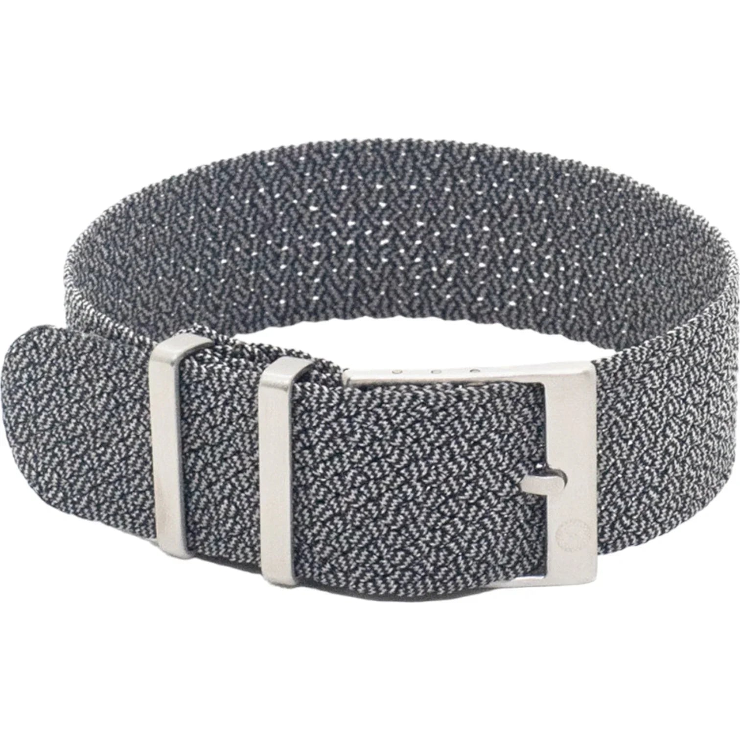Bracelet Perlon en nylon – KronoKeeper – Gris foncé - bracelet NATO nylon montre