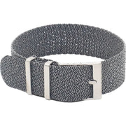 Bracelet Perlon en nylon – KronoKeeper – Gris foncé - bracelet NATO nylon montre