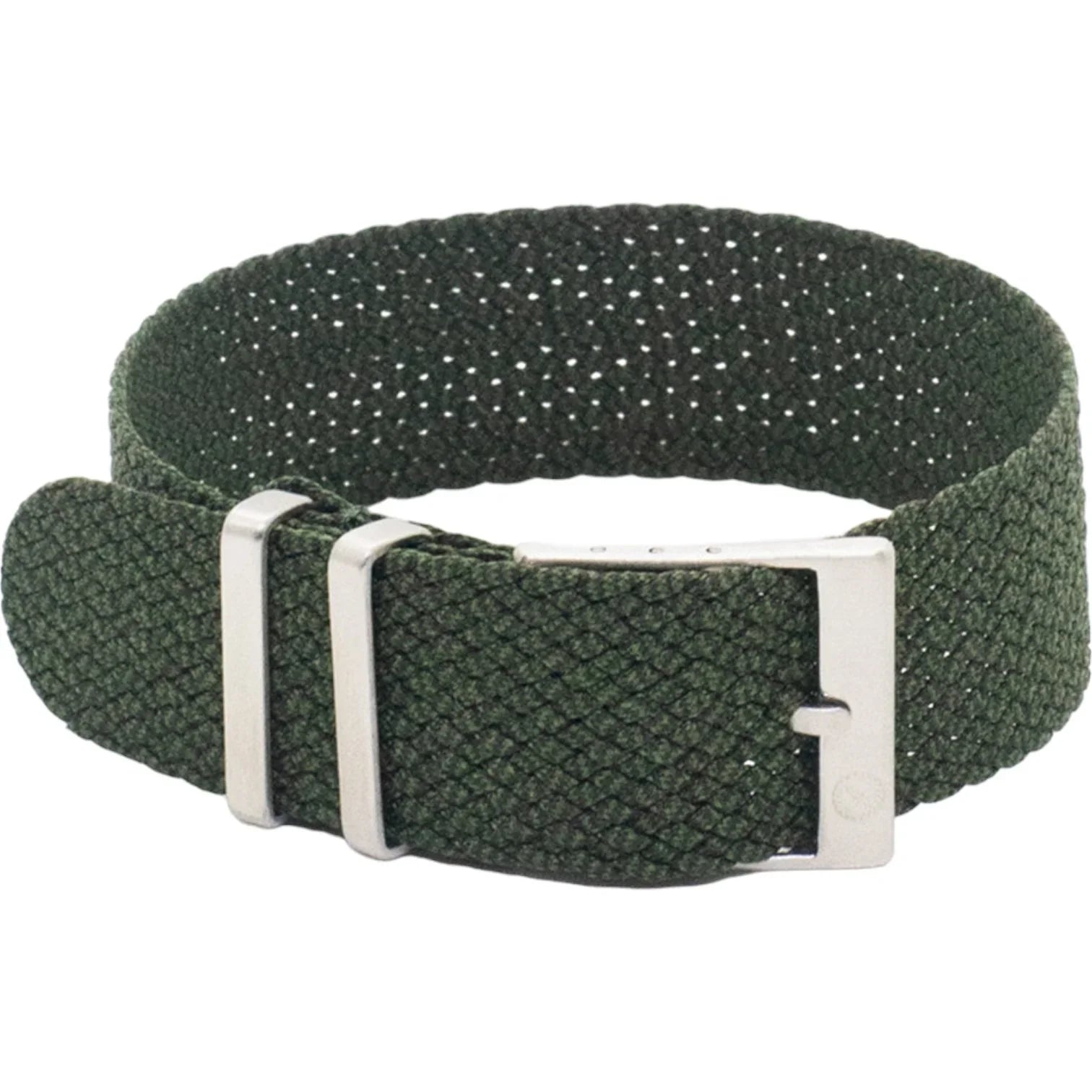Bracelet Perlon en nylon – KronoKeeper – Vert - bracelet NATO nylon montre