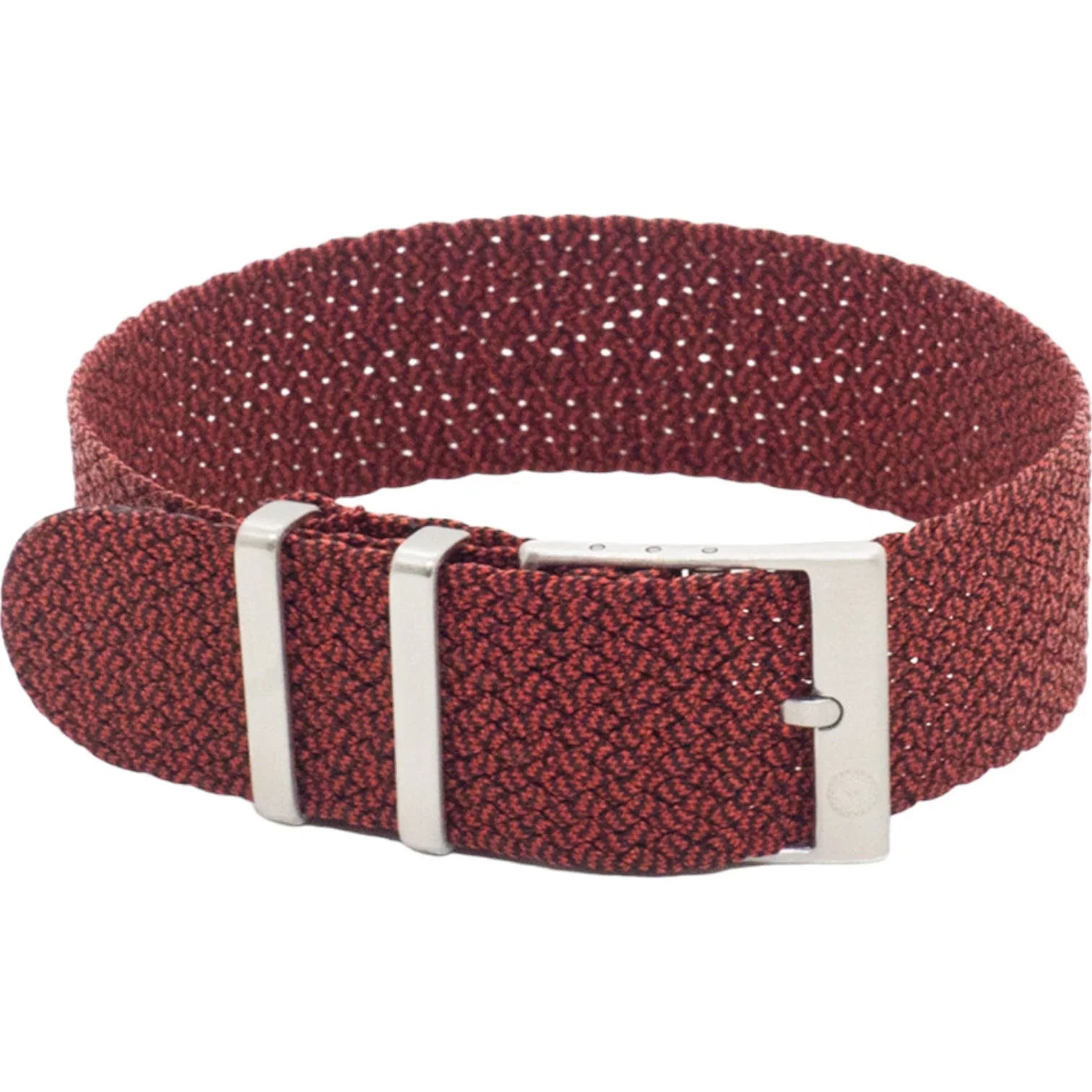 Bracelet Perlon en nylon – KronoKeeper – Rouge - bracelet NATO nylon montre