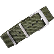 Bracelet Nato Premium en nylon – KronoKeeper – Vert - bracelet NATO nylon montre