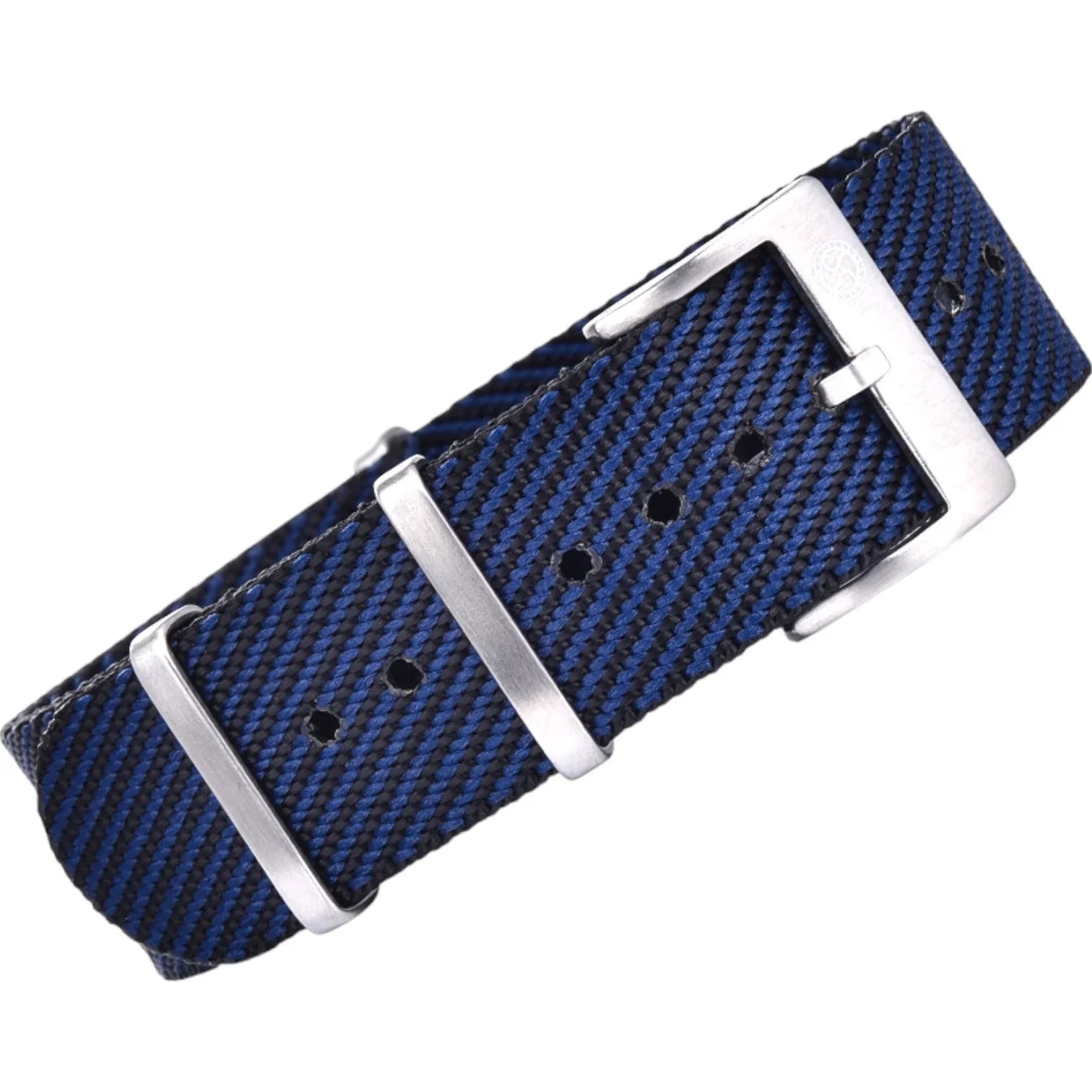 Bracelet Nato Premium en nylon – KronoKeeper – Bleu marine et noir - bracelet NATO nylon montre