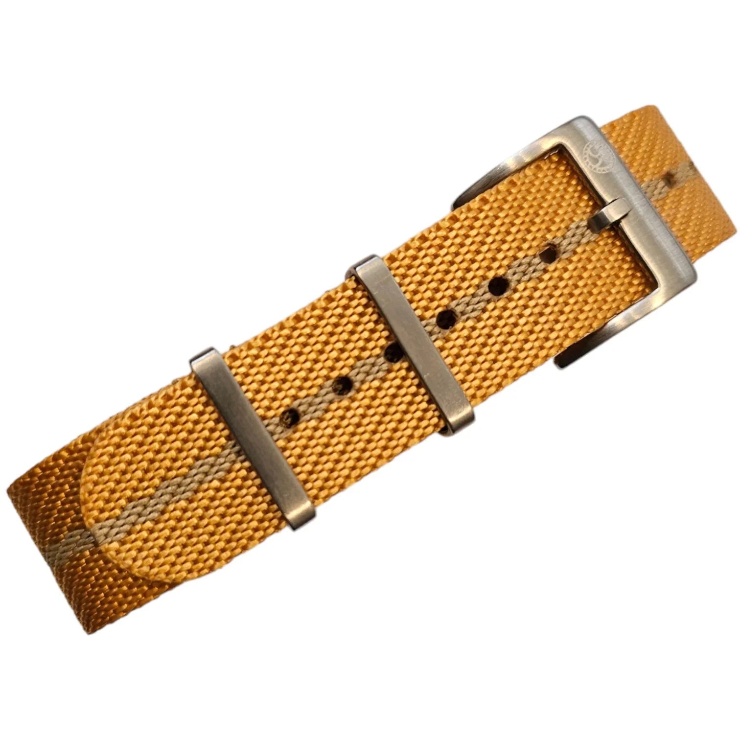 Bracelet Nato Premium en nylon – KronoKeeper – Jaune et sable - bracelet NATO nylon montre