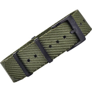 Bracelet Nato Premium PVD en nylon – KronoKeeper – Vert - bracelet NATO nylon montre