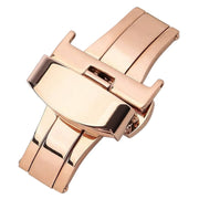Boucle double déployante PVD or rose pour bracelet montre - accessoire montre