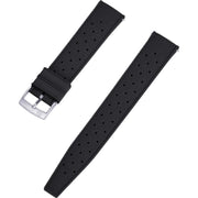 Bracelet en caoutchouc - Tropic - KronoKeeper - Noir - bracelet caoutchouc montre