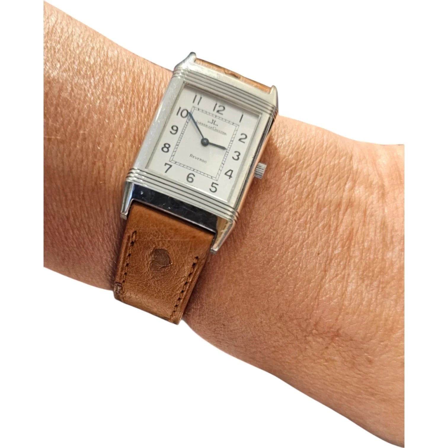 Bracelet en cuir d'autruche - Lic Leather - Cognac - vue 4