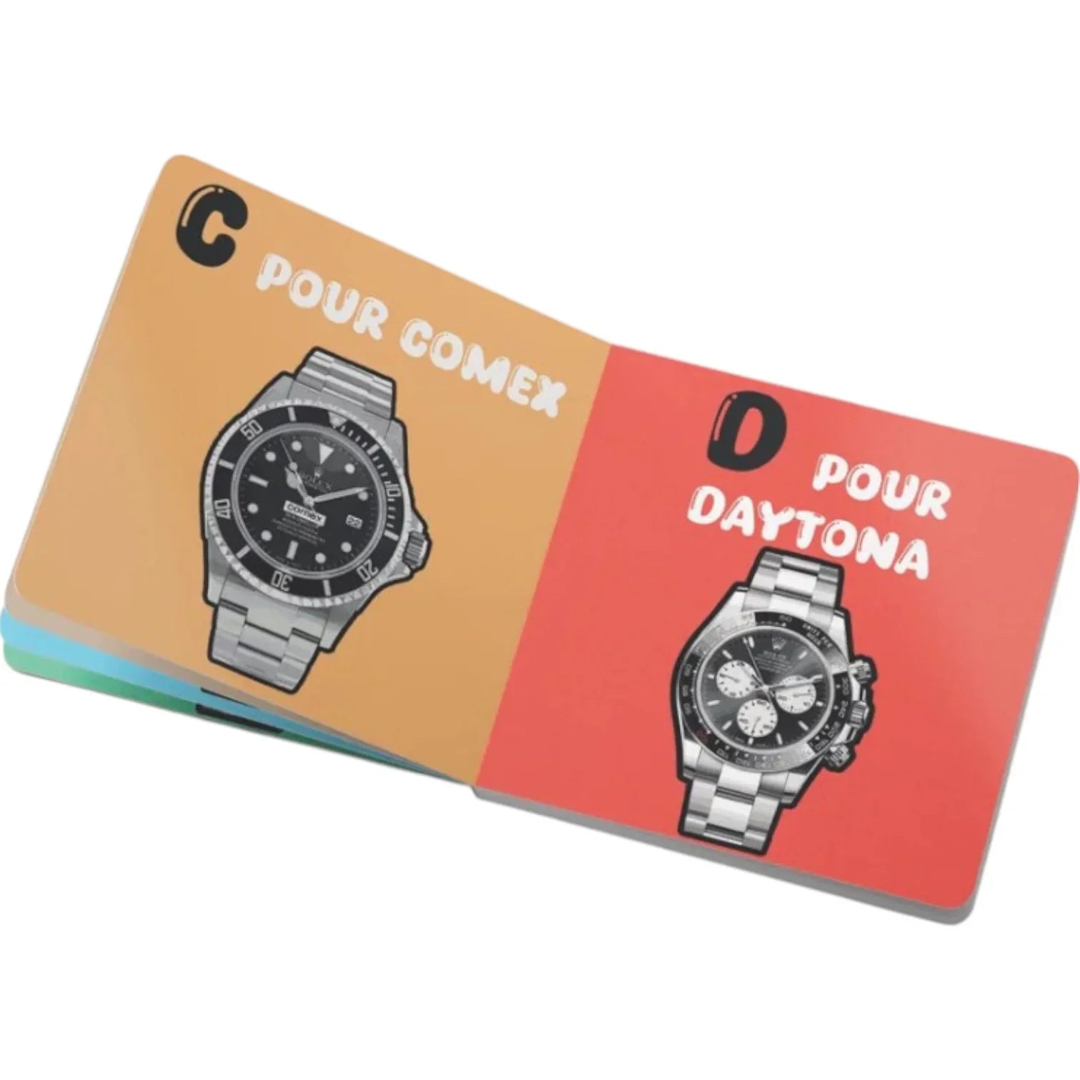 D pour Daytona - Apprends l'alphabet avec l'univers Rolex - détail