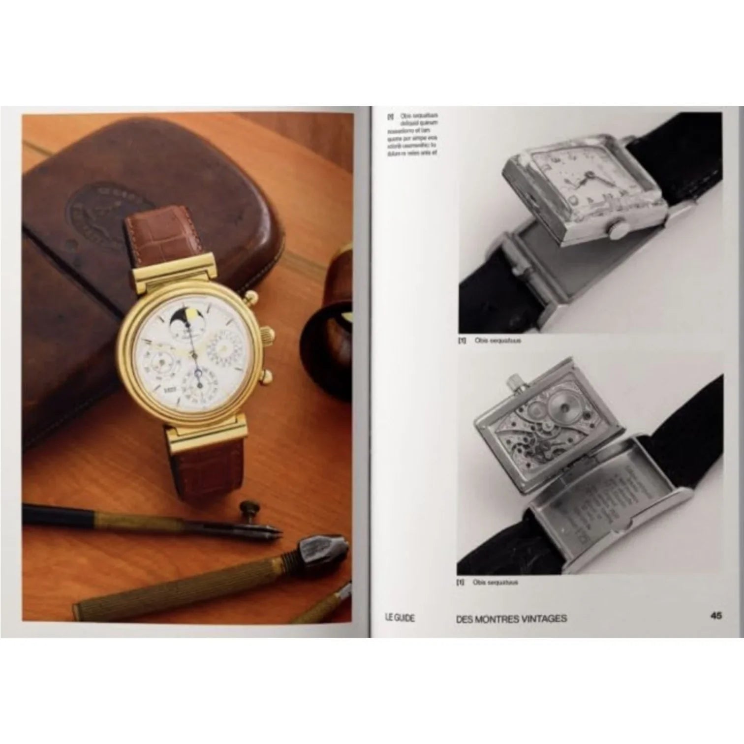 Le guide des montres vintage - détail