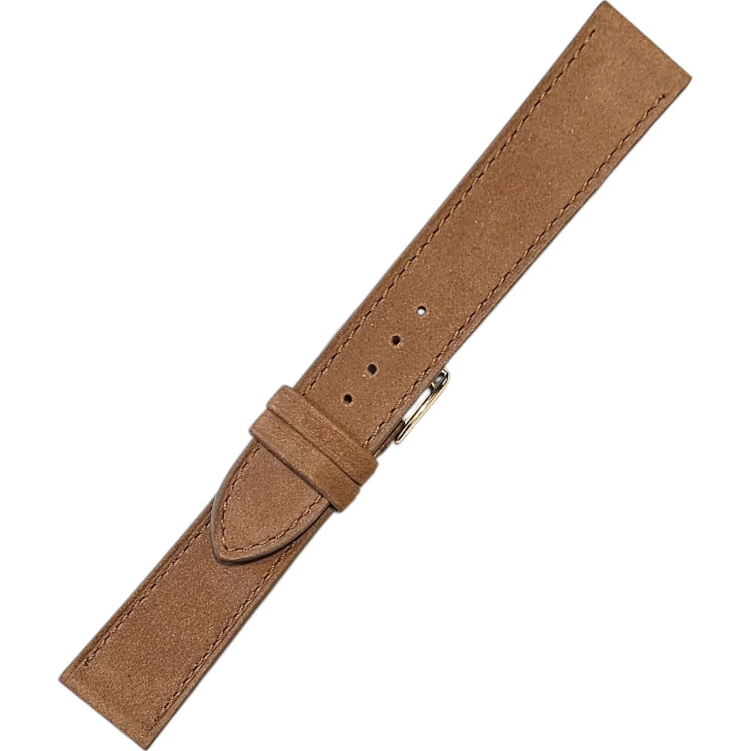 Bracelet en cuir de taureau nubuck - Lic Leather - taupe - détail