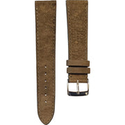 Bracelet en cuir de taureau nubuck - Lic Leather - kaki - accessoire montre