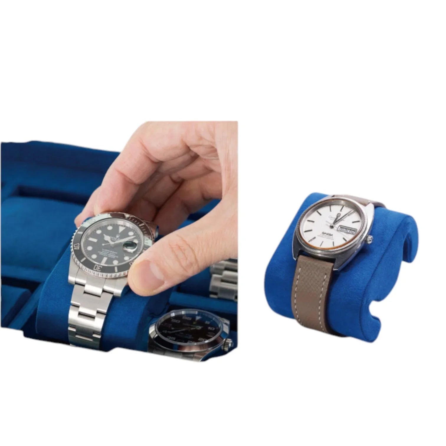 Coffret pour 10/12 montres - Aluminium et cuir - Aubliq - vue 4