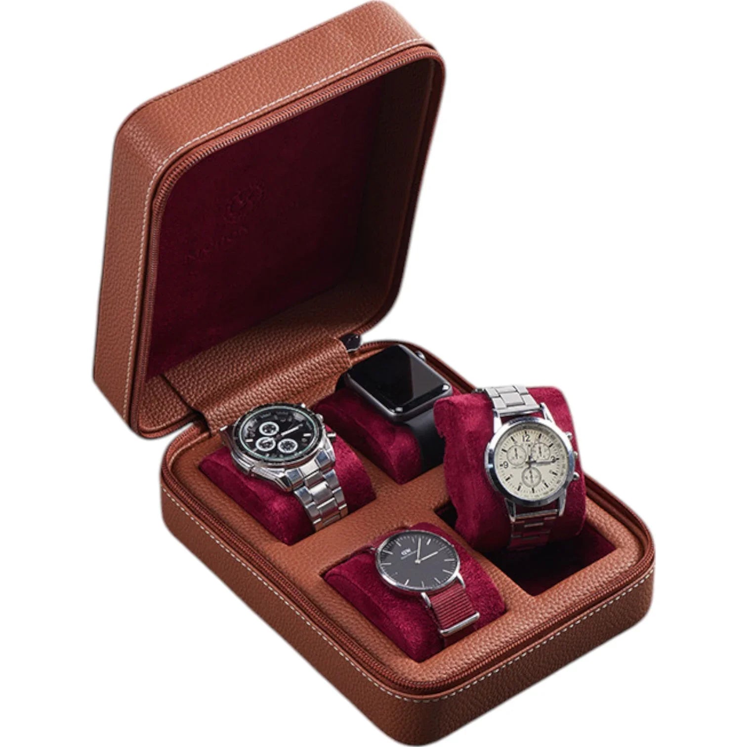 Tiboulen - Écrin pour 4 montres - Cuir - KronoKeeper - vue 12