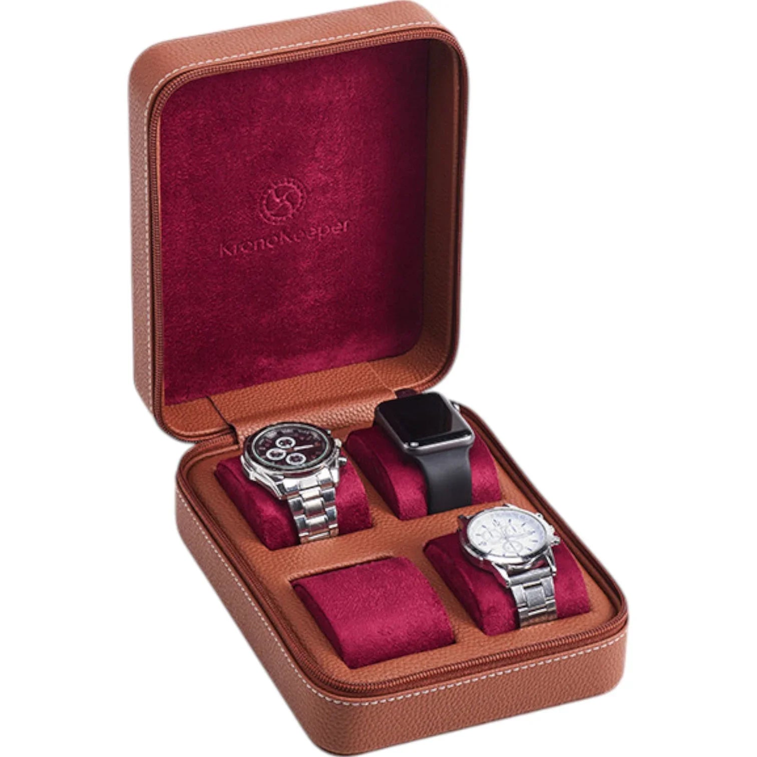 Tiboulen - Écrin pour 4 montres - Cuir - KronoKeeper - vue 17