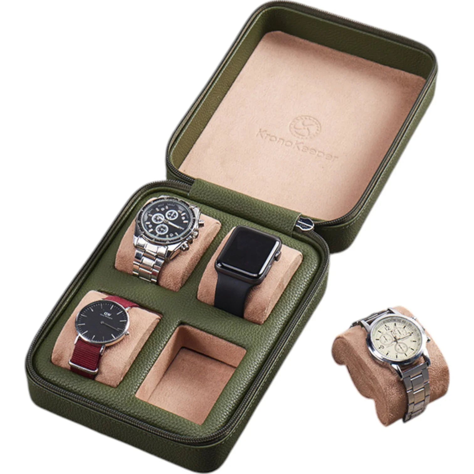 Tiboulen - Écrin pour 4 montres - Cuir - KronoKeeper - vue 23