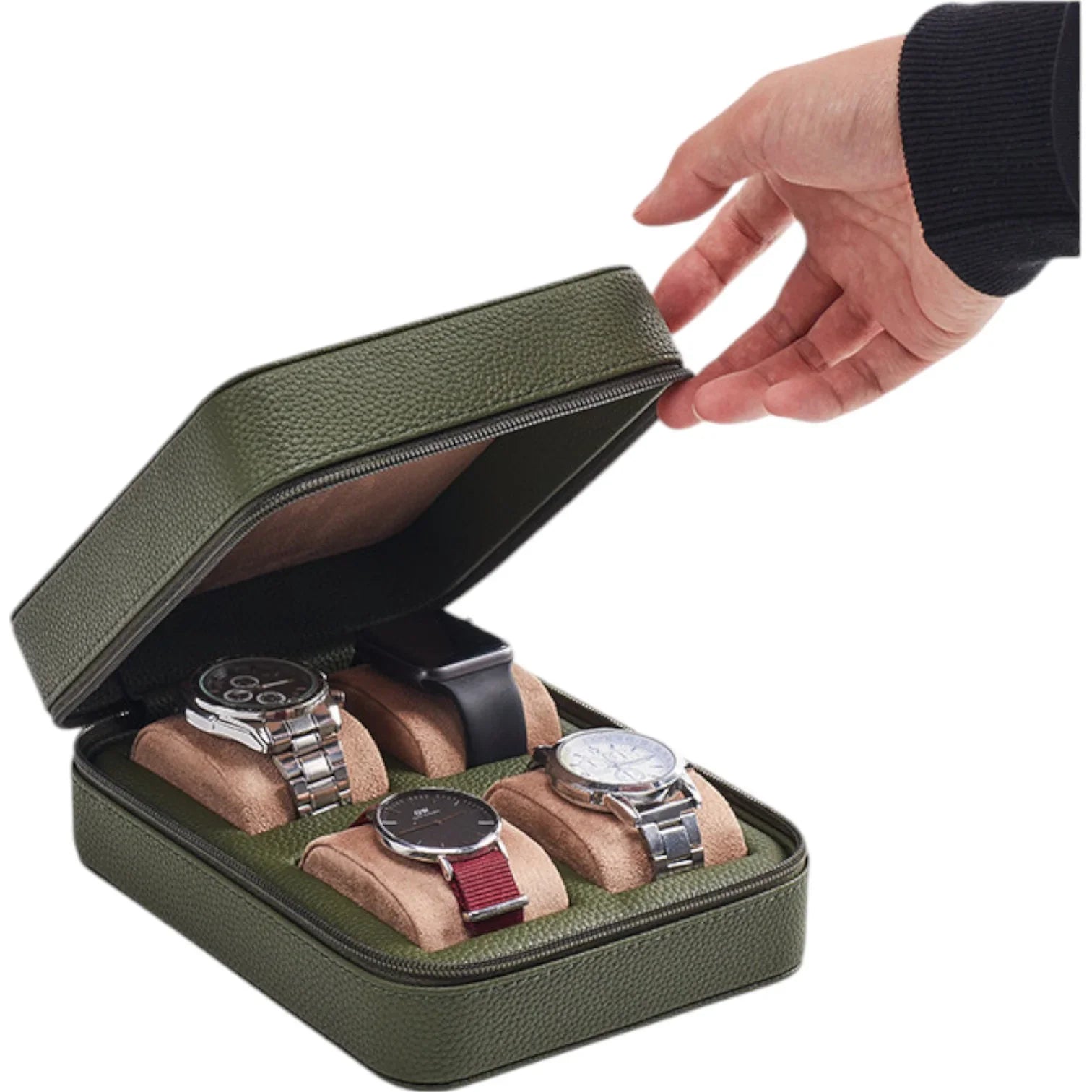 Tiboulen - Écrin pour 4 montres - Cuir - KronoKeeper - vue 25