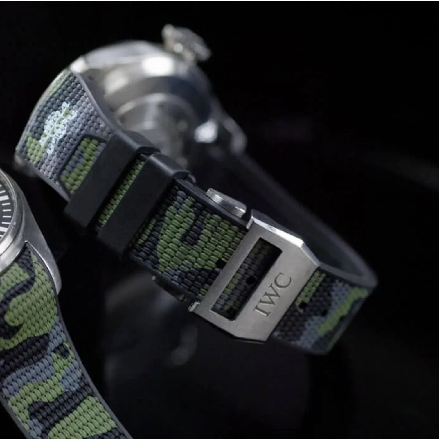 Bracelet en caoutchouc – Urban CAMO SwimSkin Twill SK22 – Rubber B – Vert m - vue 5