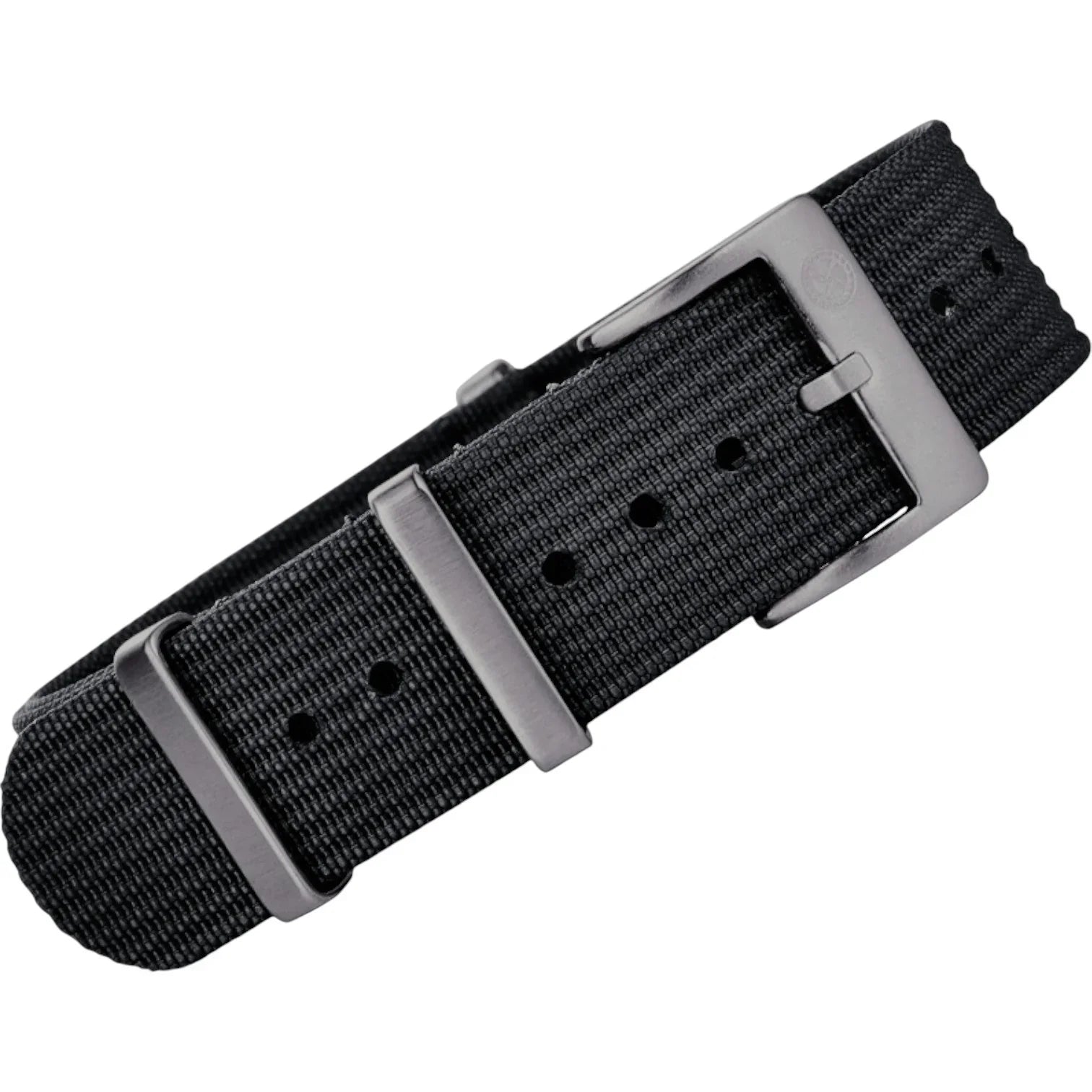 Bracelet Nato nervuré en nylon – KronoKeeper – Noir - bracelet NATO nylon montre