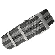 Bracelet Nato nervuré en nylon – KronoKeeper – Edition James Bond - Noir et - bracelet NATO nylon montre